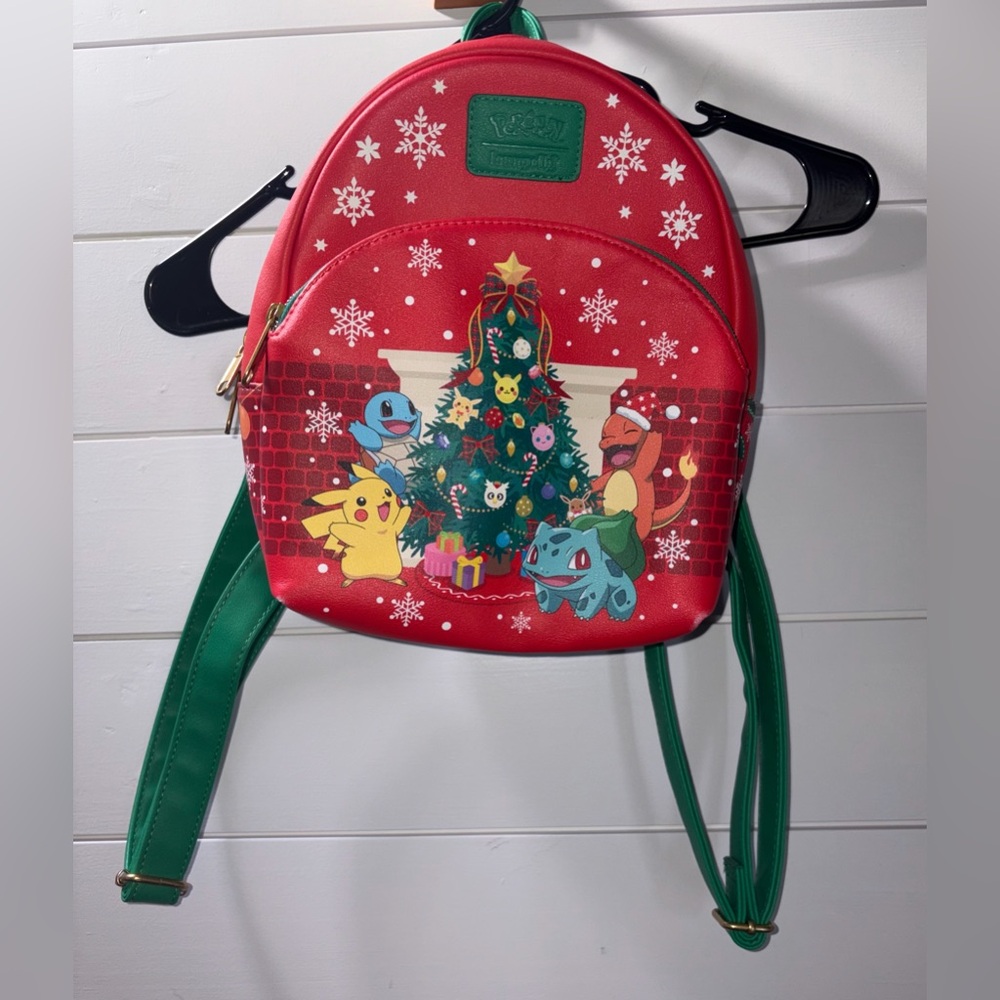 Loungefly Pokemon Christmas Tree Mini Backpack